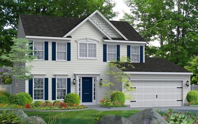 Frankford Model Elevation  A offered by Gemcraft Homes. A unique on Captains Cove Golf and Yacht Club in Virginia - for sale on GolfHomes.com, golf home, golf lot