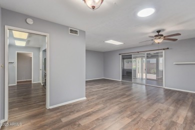 Check out this charming 2-bedroom Gemini home in the active on Sun City Country Club in Arizona - for sale on GolfHomes.com, golf home, golf lot