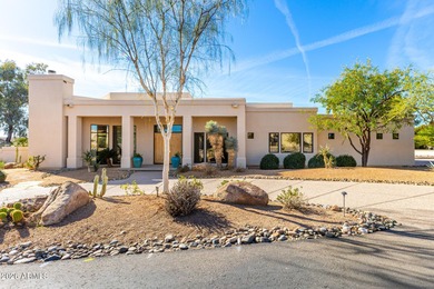 Stunning contemporary single story desert retreat in on Rio Verde Country Club - Quail Run in Arizona - for sale on GolfHomes.com, golf home, golf lot