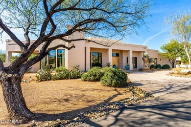 Stunning contemporary single story desert retreat in on Rio Verde Country Club - Quail Run in Arizona - for sale on GolfHomes.com, golf home, golf lot