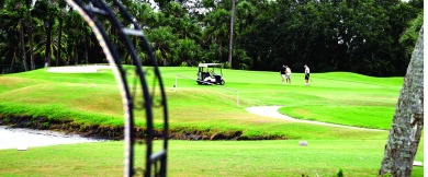 Located in a military country club, this expanded Austin model on Indian River Colony Club in Florida - for sale on GolfHomes.com, golf home, golf lot