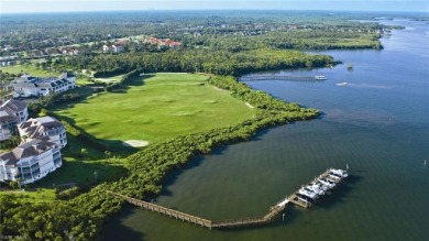 Nicely appointed first floor coach home located directly across on Windstar on Naples Bay in Florida - for sale on GolfHomes.com, golf home, golf lot