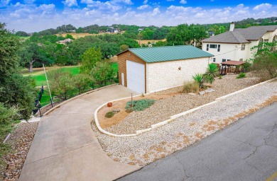 This stunning log cabin features 3 bedrooms, 2 bathrooms, and on Lago Vista Golf Club in Texas - for sale on GolfHomes.com, golf home, golf lot