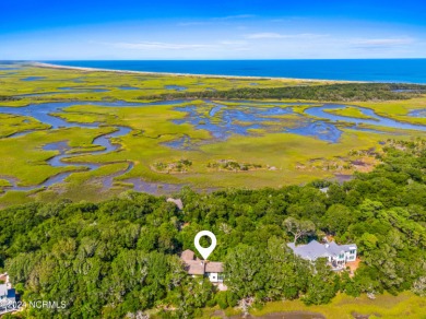 This unique Michael Moorefield designed home embraces nature's on Bald Head Island Golf Club in North Carolina - for sale on GolfHomes.com, golf home, golf lot