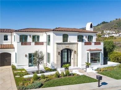 Built in 2019, this Spanish-style residence in The Estates at on Trump National Golf Course in California - for sale on GolfHomes.com, golf home, golf lot