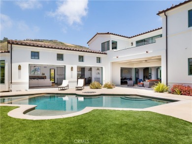 Built in 2019, this Spanish-style residence in The Estates at on Trump National Golf Course in California - for sale on GolfHomes.com, golf home, golf lot