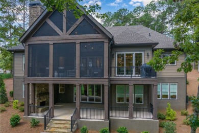 This, luxurious home is located in the sought-after Creek on Reynolds Lake Oconee - The Oconee in Georgia - for sale on GolfHomes.com, golf home, golf lot