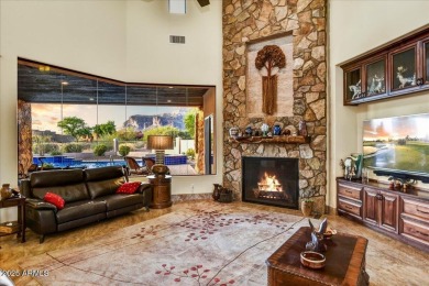 Experience luxury in this netzero, solar-powered on Superstition Mountain Club - Lost Gold in Arizona - for sale on GolfHomes.com, golf home, golf lot