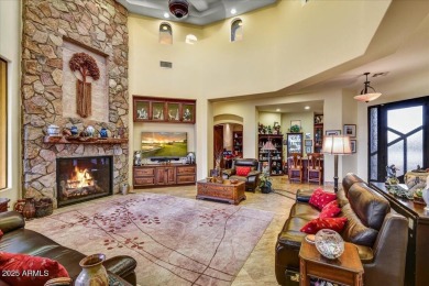 Experience luxury in this netzero, solar-powered on Superstition Mountain Club - Lost Gold in Arizona - for sale on GolfHomes.com, golf home, golf lot