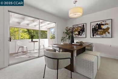 This bright and cheerful Sequoia Wrap end-unit is like a tree on Rossmoor Golf Course in California - for sale on GolfHomes.com, golf home, golf lot