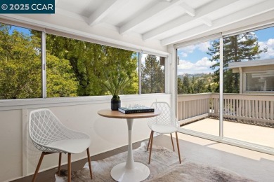 This bright and cheerful Sequoia Wrap end-unit is like a tree on Rossmoor Golf Course in California - for sale on GolfHomes.com, golf home, golf lot