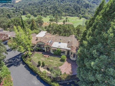 Immerse yourself in beauty! Perched on a 13,860 square foot lot on Orinda Country Club in California - for sale on GolfHomes.com, golf home, golf lot