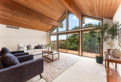An original mid-century modern gem in the North Boise foothills on Crane Creek Country Club in Idaho - for sale on GolfHomes.com, golf home, golf lot
