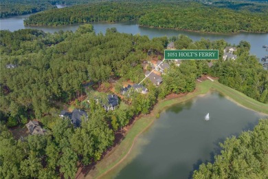 Nestled behind the gates of Reynolds, this stunning new custom on Reynolds Lake Oconee - The Oconee in Georgia - for sale on GolfHomes.com, golf home, golf lot