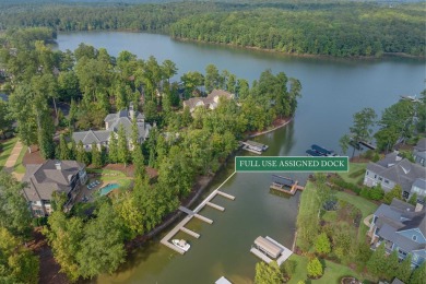 Nestled behind the gates of Reynolds, this stunning new custom on Reynolds Lake Oconee - The Oconee in Georgia - for sale on GolfHomes.com, golf home, golf lot