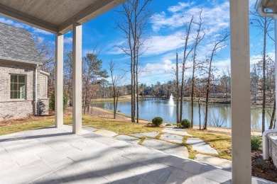 Nestled behind the gates of Reynolds, this stunning new custom on Reynolds Lake Oconee - The Oconee in Georgia - for sale on GolfHomes.com, golf home, golf lot