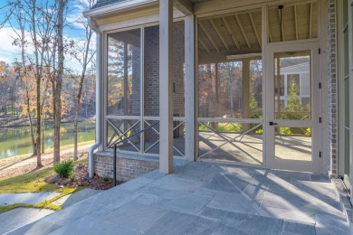 Nestled behind the gates of Reynolds, this stunning new custom on Reynolds Lake Oconee - The Oconee in Georgia - for sale on GolfHomes.com, golf home, golf lot