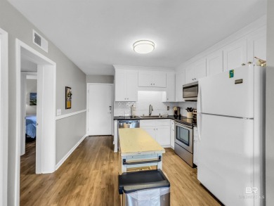 Relax and enjoy this tastefully updated 2-bedroom, 2-bath, fully on Kiva Dunes Golf Club in Alabama - for sale on GolfHomes.com, golf home, golf lot