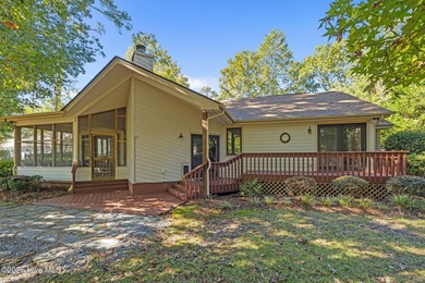 Unique architecture highlights this irresistible one-level home on Brandywine Bay Golf Club in North Carolina - for sale on GolfHomes.com, golf home, golf lot