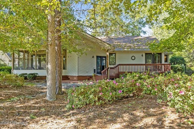 Unique architecture highlights this irresistible one-level home on Brandywine Bay Golf Club in North Carolina - for sale on GolfHomes.com, golf home, golf lot