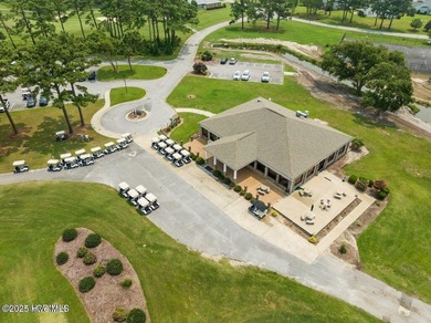 Unique architecture highlights this irresistible one-level home on Brandywine Bay Golf Club in North Carolina - for sale on GolfHomes.com, golf home, golf lot
