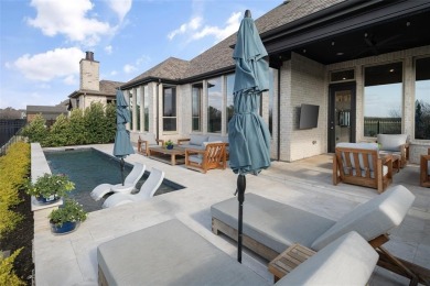 LAKE VIEW Highland built SINGLE STORY home is located in highly on The Tribute At the Colony in Texas - for sale on GolfHomes.com, golf home, golf lot