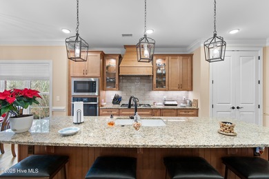 This stunning, custom-built home by Douglas Builders is ready on Ocean Ridge Plantation in North Carolina - for sale on GolfHomes.com, golf home, golf lot