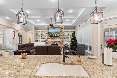 This stunning, custom-built home by Douglas Builders is ready on Ocean Ridge Plantation in North Carolina - for sale on GolfHomes.com, golf home, golf lot