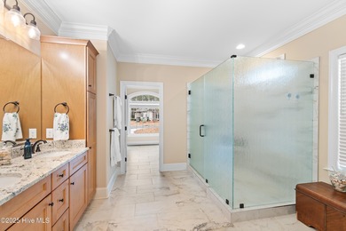 This stunning, custom-built home by Douglas Builders is ready on Ocean Ridge Plantation in North Carolina - for sale on GolfHomes.com, golf home, golf lot