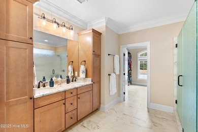 This stunning, custom-built home by Douglas Builders is ready on Ocean Ridge Plantation in North Carolina - for sale on GolfHomes.com, golf home, golf lot