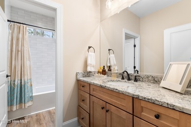 This stunning, custom-built home by Douglas Builders is ready on Ocean Ridge Plantation in North Carolina - for sale on GolfHomes.com, golf home, golf lot