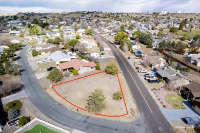 Corner pie-shaped lot in the Prescott Country Club, level and on Prescott Golf and Country Club in Arizona - for sale on GolfHomes.com, golf home, golf lot