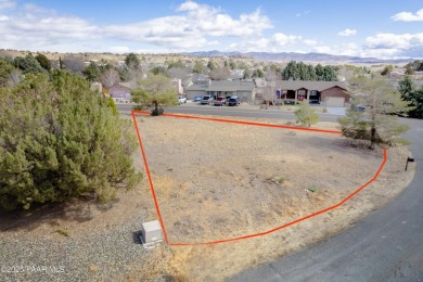 Corner pie-shaped lot in the Prescott Country Club, level and on Prescott Golf and Country Club in Arizona - for sale on GolfHomes.com, golf home, golf lot