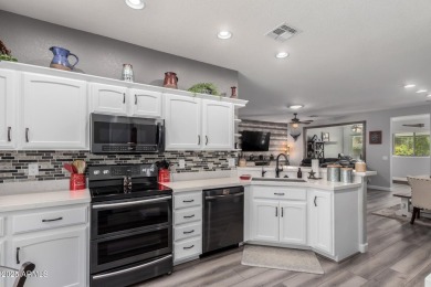 This stunning single-level home awaits you in the desirable on Sunland Springs Golf Course  in Arizona - for sale on GolfHomes.com, golf home, golf lot