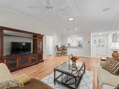 ROOF 2020. HVAC 2021. BEAUTIFULLY UPDATED Willow/Wisteria Model on The Links of Spruce Creek in Florida - for sale on GolfHomes.com, golf home, golf lot