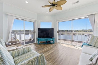 Experience panoramic Intracoastal Waterway views in Little River on The Valley At Eastport in South Carolina - for sale on GolfHomes.com, golf home, golf lot