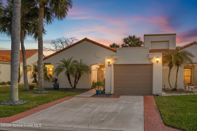 Experience the perfect blend of Mediterranean charm and modern on Suntree Country Club in Florida - for sale on GolfHomes.com, golf home, golf lot