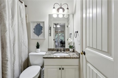 This gorgeous haven built, earthcraft-certified, 4-side brick on Windermere Golf Club in Georgia - for sale on GolfHomes.com, golf home, golf lot