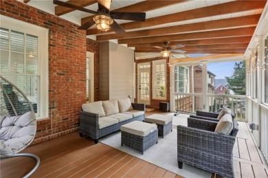 This gorgeous haven built, earthcraft-certified, 4-side brick on Windermere Golf Club in Georgia - for sale on GolfHomes.com, golf home, golf lot