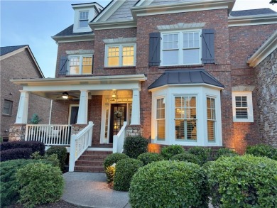 This gorgeous haven built, earthcraft-certified, 4-side brick on Windermere Golf Club in Georgia - for sale on GolfHomes.com, golf home, golf lot