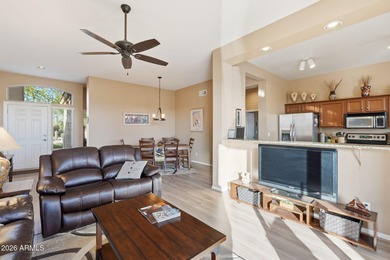 Fantastic turnkey, fully furnished home perfectly positioned on on Mountain Brook Golf Club in Arizona - for sale on GolfHomes.com, golf home, golf lot