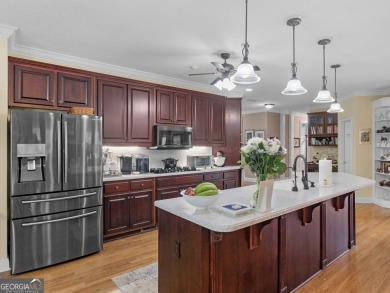 Beautiful brick home on prestigious Eagles Landing Golf Course on Eagles Landing Country Club in Georgia - for sale on GolfHomes.com, golf home, golf lot