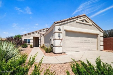 Set apart at the end of a cul-de-sac, this peaceful home boasts on Verde Santa Fe Golf Club in Arizona - for sale on GolfHomes.com, golf home, golf lot