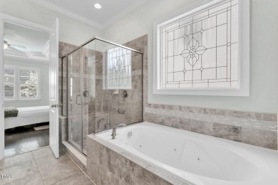 This STUNNING custom home, located in the prestigious 12 OAKS on The Club At Twelve Oaks in North Carolina - for sale on GolfHomes.com, golf home, golf lot