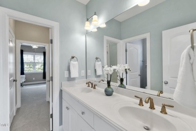 This STUNNING custom home, located in the prestigious 12 OAKS on The Club At Twelve Oaks in North Carolina - for sale on GolfHomes.com, golf home, golf lot