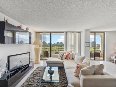 Welcome to this 14th floor apartment with breathtaking golf on Turnberry Isle Resort and Club in Florida - for sale on GolfHomes.com, golf home, golf lot