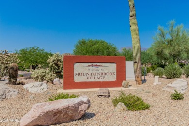 Beautiful Mountain Views from the front yard of this lovely home on Mountain Brook Golf Club in Arizona - for sale on GolfHomes.com, golf home, golf lot