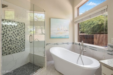 Modern simplicity meets luxury living in this beautiful on Las Sendas Golf Club in Arizona - for sale on GolfHomes.com, golf home, golf lot