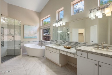 Modern simplicity meets luxury living in this beautiful on Las Sendas Golf Club in Arizona - for sale on GolfHomes.com, golf home, golf lot