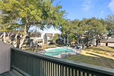 Boasting an exceptional view of the sparkling community pool on Rockport Country Club in Texas - for sale on GolfHomes.com, golf home, golf lot